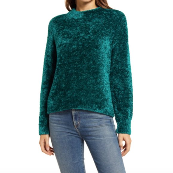 Lou & Grey Sweaters - Lou & Grey Women's Velvet Eyelash Sweater